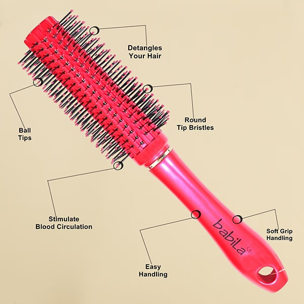 Babila Round hair Brush - HB-v 550 1's