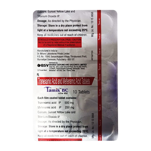 Tamik BC Tablet 10'S