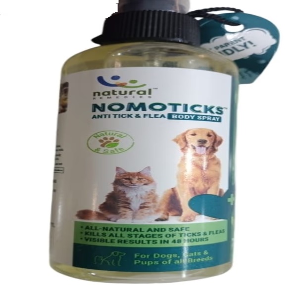 Natural Remedies Nomoticks Anti Tick & Flea Body Spray 175 ml