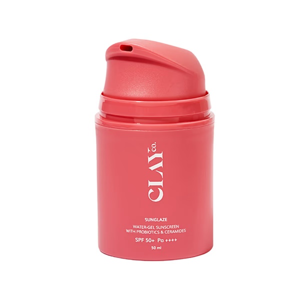 Clayco Sunglaze Sunscreen SPF 50 PA ++++ with Probiotic & Ceramides 50 ml