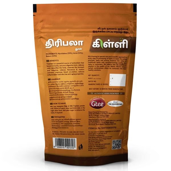 Gtee Killi Triphala Powder 100 gm