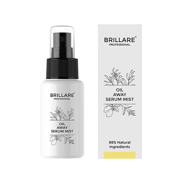 Brillare Professional Oil Away Natural Face Toner with Tea Tree, Lemon and Zinc 50 ml