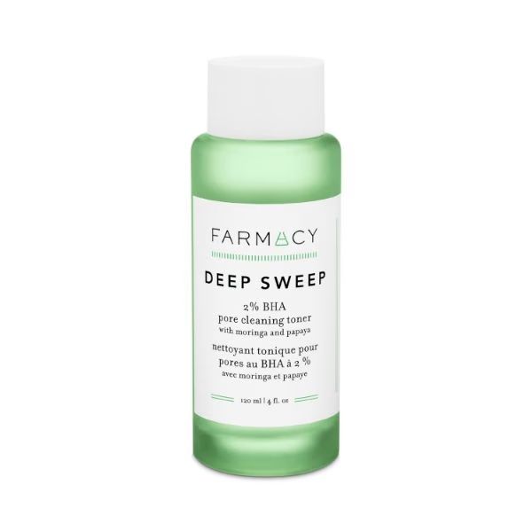 Farmacy Deep Sweep 2% BHA Pore Cleaning Toner with Moringa+Papaya 120ml