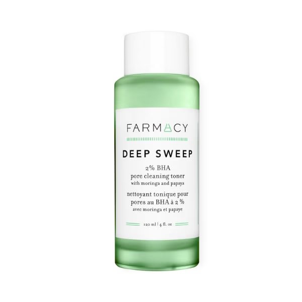 Farmacy Deep Sweep 2% BHA Pore Cleaning Toner with Moringa+Papaya 120ml