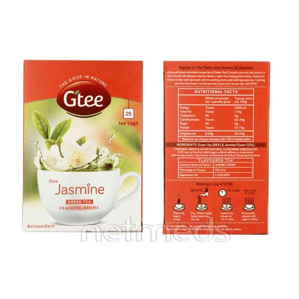 GTEE Green Tea Bags - Jasmine Flower 25's