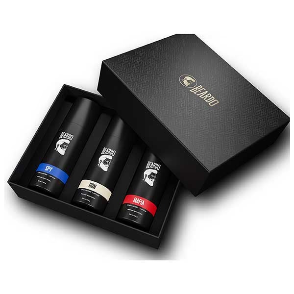 Beardo Deodorant Gift Box (Mafia 120 ml + Spy 120 ml + Don 120 ml)