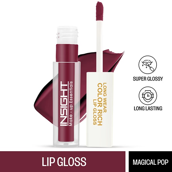 Insight Cosmetics Long Wear Color Rich Lip Gloss - Magical Pop 4 ml