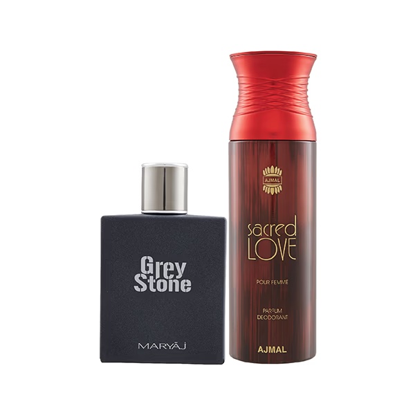 Maryaj Grey Stone EDP Aromatic Woody Perfume For Me And Ajmal Sacred Love Deodorant Floral Musky Fragrance 300 ml 1 1483-maryaj-grey-stone-edp-aromatic-woody-perfume-for-me-and-ajmal-sacred-love-deodorant-floral-musky-fragrance-300-ml-1.jpg
