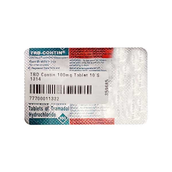 TRD Contin 100mg Tablet 10'S