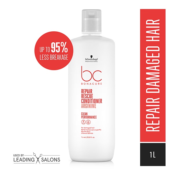 Schwarzkopf Professional Bonacure Repair Rescue Conditioner with Arginine,with Vegan Keratin 1000 ml