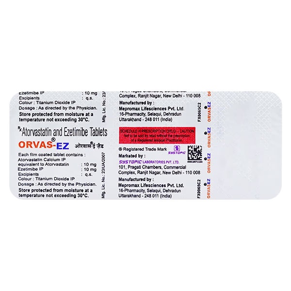 Orvas EZ 10mg Tablet 10'S