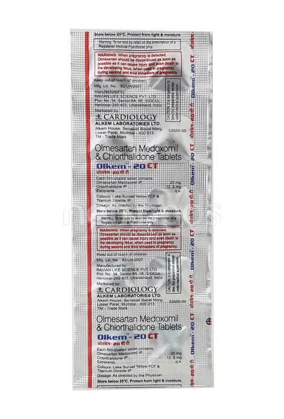 Olkem CT 20mg Tablet 10'S