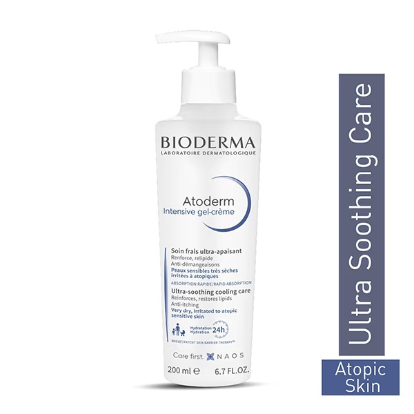 Bioderma Atoderm Intensive Gel Creme for Anti-itching lipid-replenishing treatment 200 ml