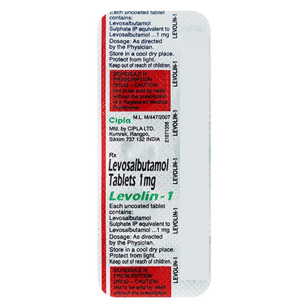 Levolin 1mg Tablet 10'S