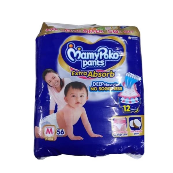 MamyPoko Extra Absorb Diaper Pants (M) 56's