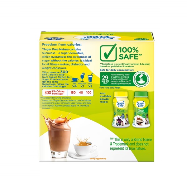 Sugar Free Natura Sachet 100's