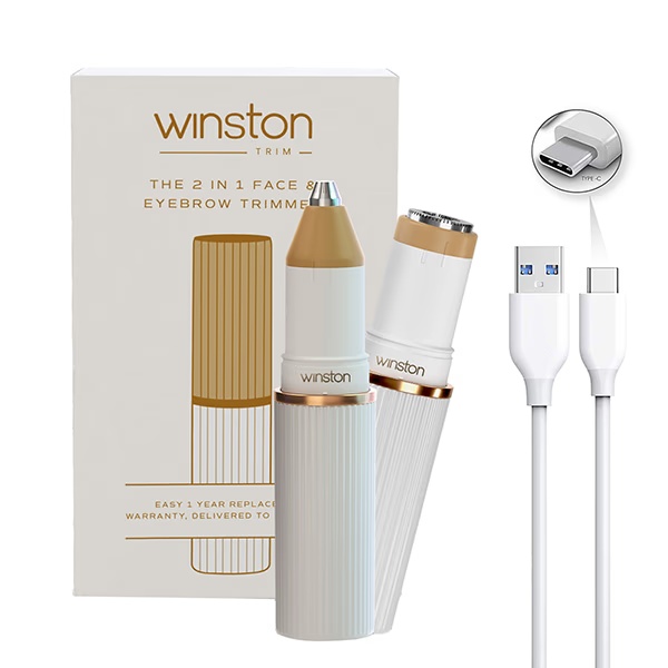 Winston Rechargeable 2 In 1 Face And Eyebrow Trimmer For Women 200 gm