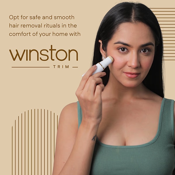 Winston Rechargeable 2 In 1 Face And Eyebrow Trimmer For Women 200 gm