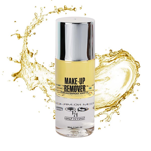 Half N Half Make - Up Remover for Waterproof Make - Up, Yellow Beauty 95 ml