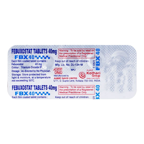 FBX 40mg Tablet 10'S