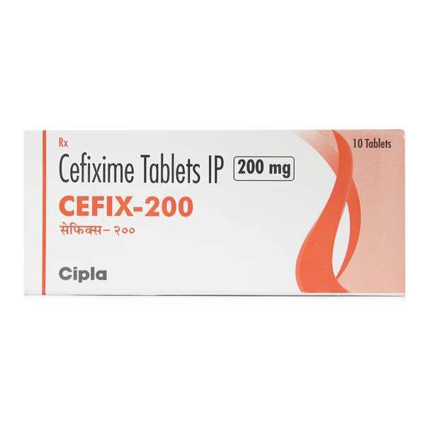 Cefix 200mg Tablet 10'S