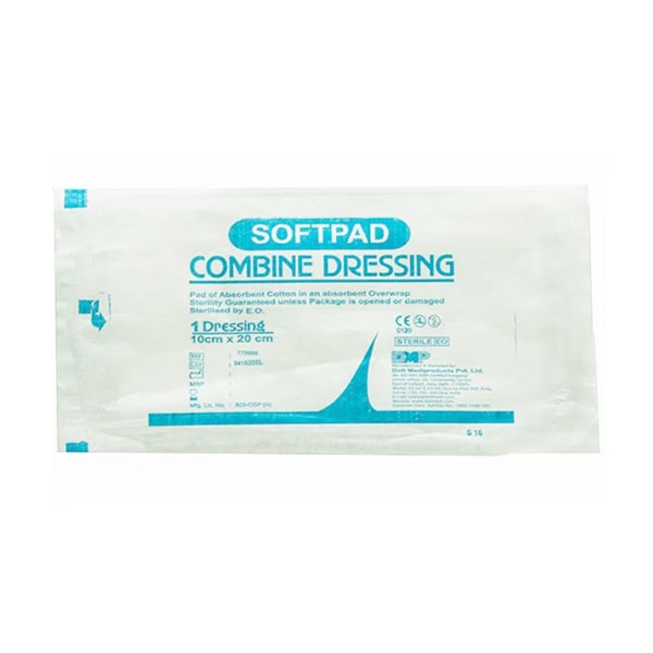 Softpad Combine Dressing Pad (770008) (10 cm x 20 cm) 1's