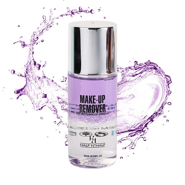 Half N Half Make - Up Remover for Waterproof Make - Up, Midnight Purple 95 ml