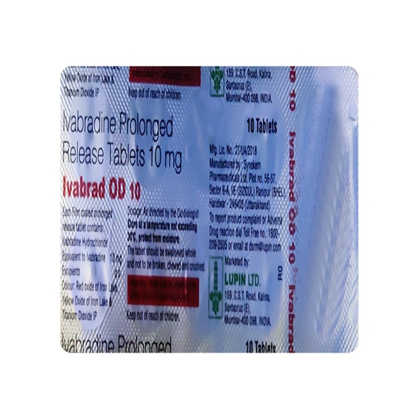 IVABRAD OD 10 Tablet 10's