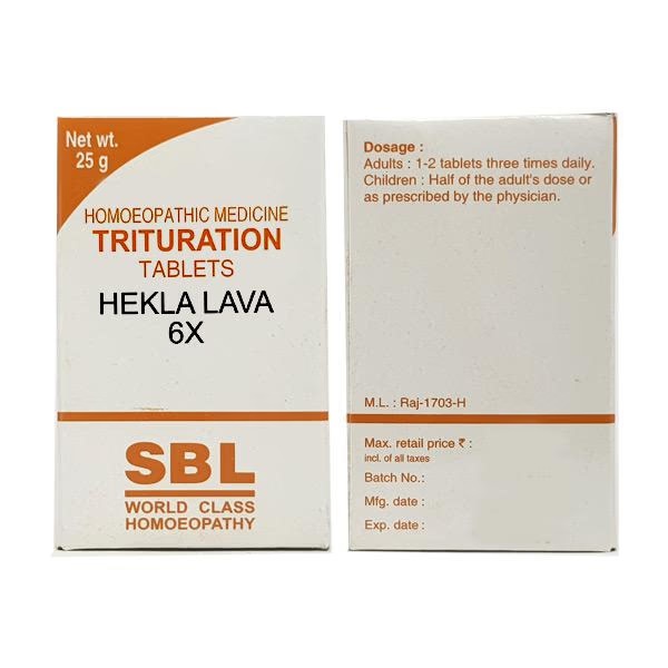 SBL Hekla Lava 6X Tablet 25 gm