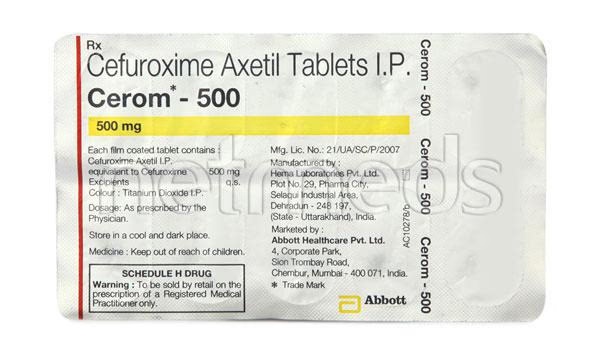 Cerom 500mg Tablet 10'S
