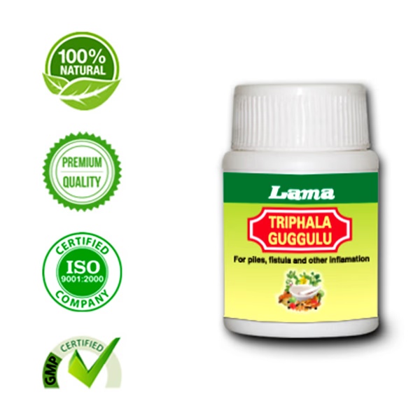 Lama Triphala Guggulu Pills 30 gm