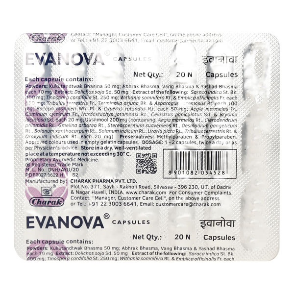 Evanova Capsule 20'S