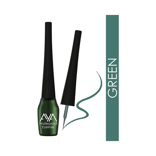 Aya Waterproof Eyeliner - Green 5 ml