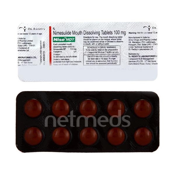 Nise Mdt Tablet 10'S