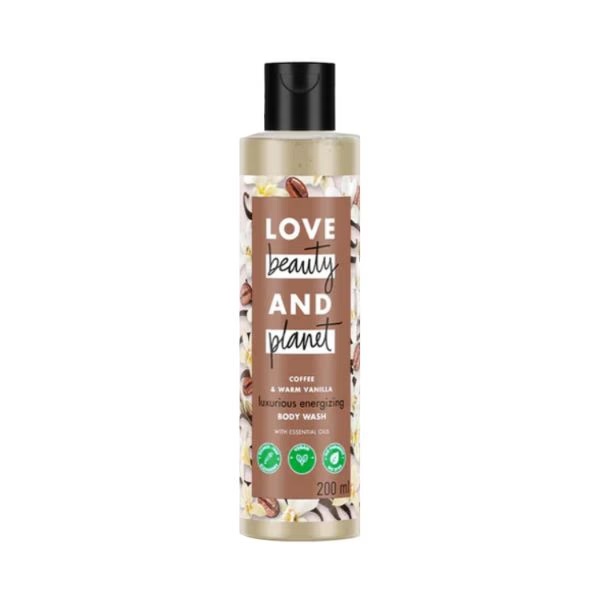 Love Beauty And Planet Coffee & Warm Vanilla Sulfate Free Body Wash 200 ml