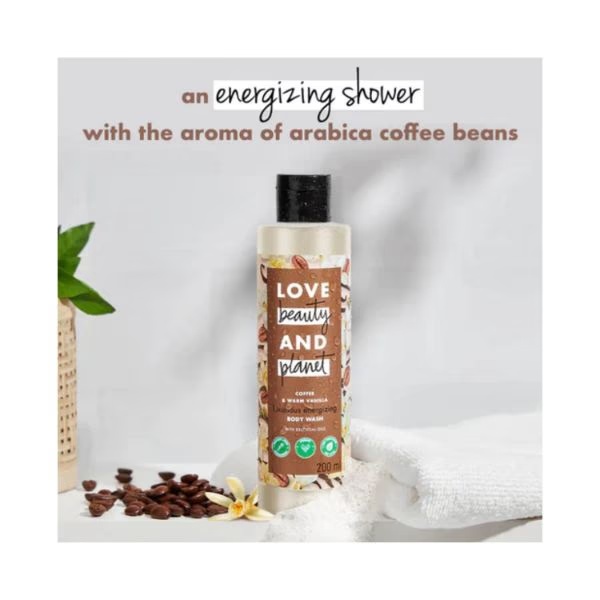 Love Beauty And Planet Coffee & Warm Vanilla Sulfate Free Body Wash 200 ml