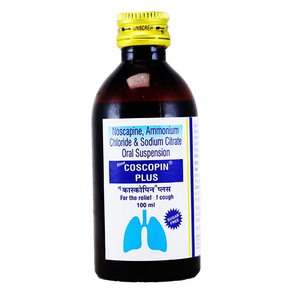 COSCOPIN PLUS NEW Sugar Free Oral Suspension 100ml