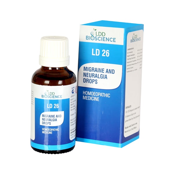 LDD Bioscience LD 26 Migraine and Neuralgia Drops 30 ml