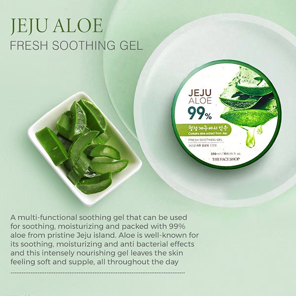 The Face Shop Jeju Aloe 95% Fresh Soothing Gel 300 ml