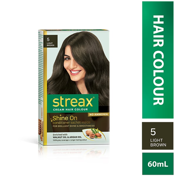 Streax Hair Colour - Light Brown (35gm+25ml) 1's