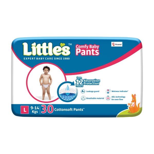 Little's Comfy Baby Pants Diapers (L) 30's