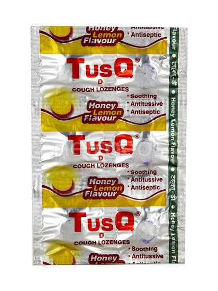 Tusq D Honey Lemon Cough Lozenges 6'S