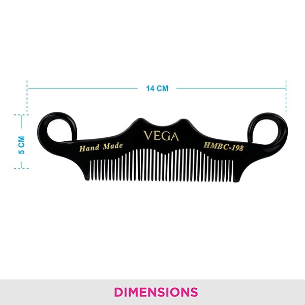 Vega Moustache Comb (HMBC - 198) 1's