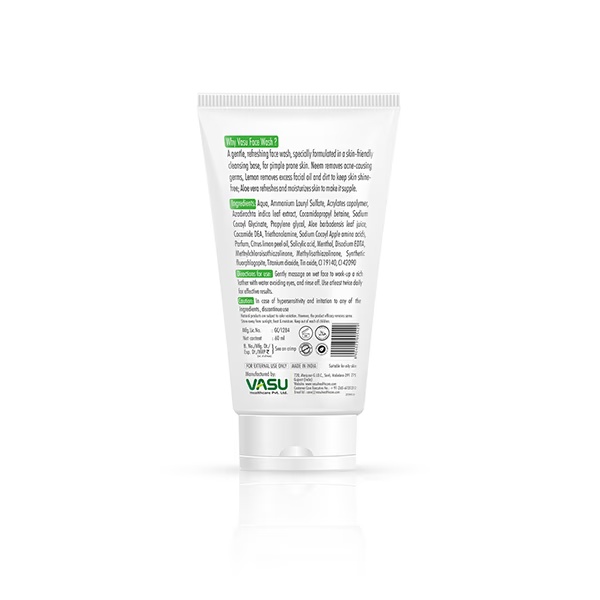 Vasu Face Wash - Skin Purifying 150 ml