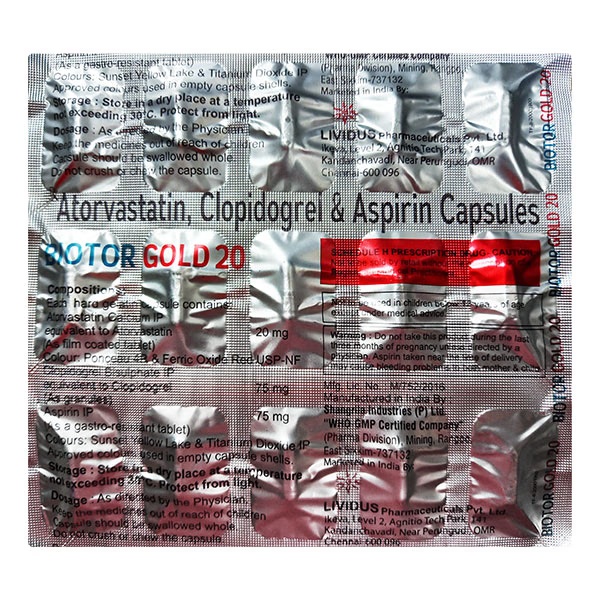 BIOTOR GOLD 20 Capsule 15's