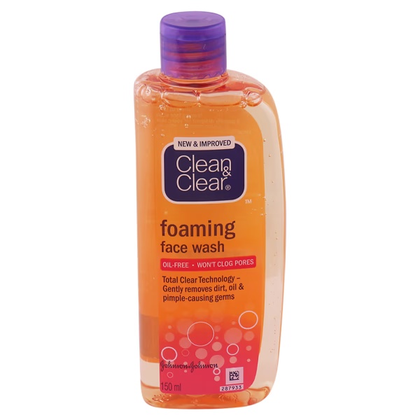 Clean & Clear Oil Free Foaming Face Wash 150 ml