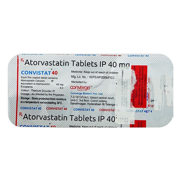 CONVISTAT 40mg Tablet 10's