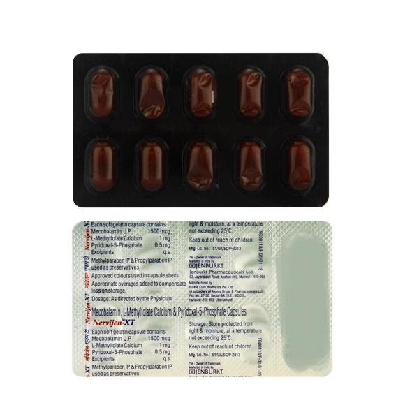 Nervijen XT Capsule 10'S