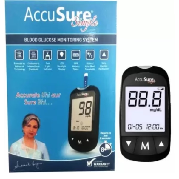 AccuSure Simple Glucose Meter Only