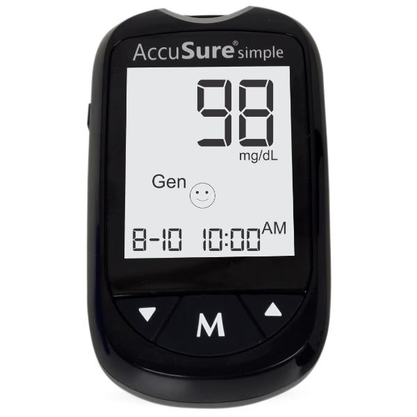 AccuSure Simple Glucose Meter Only
